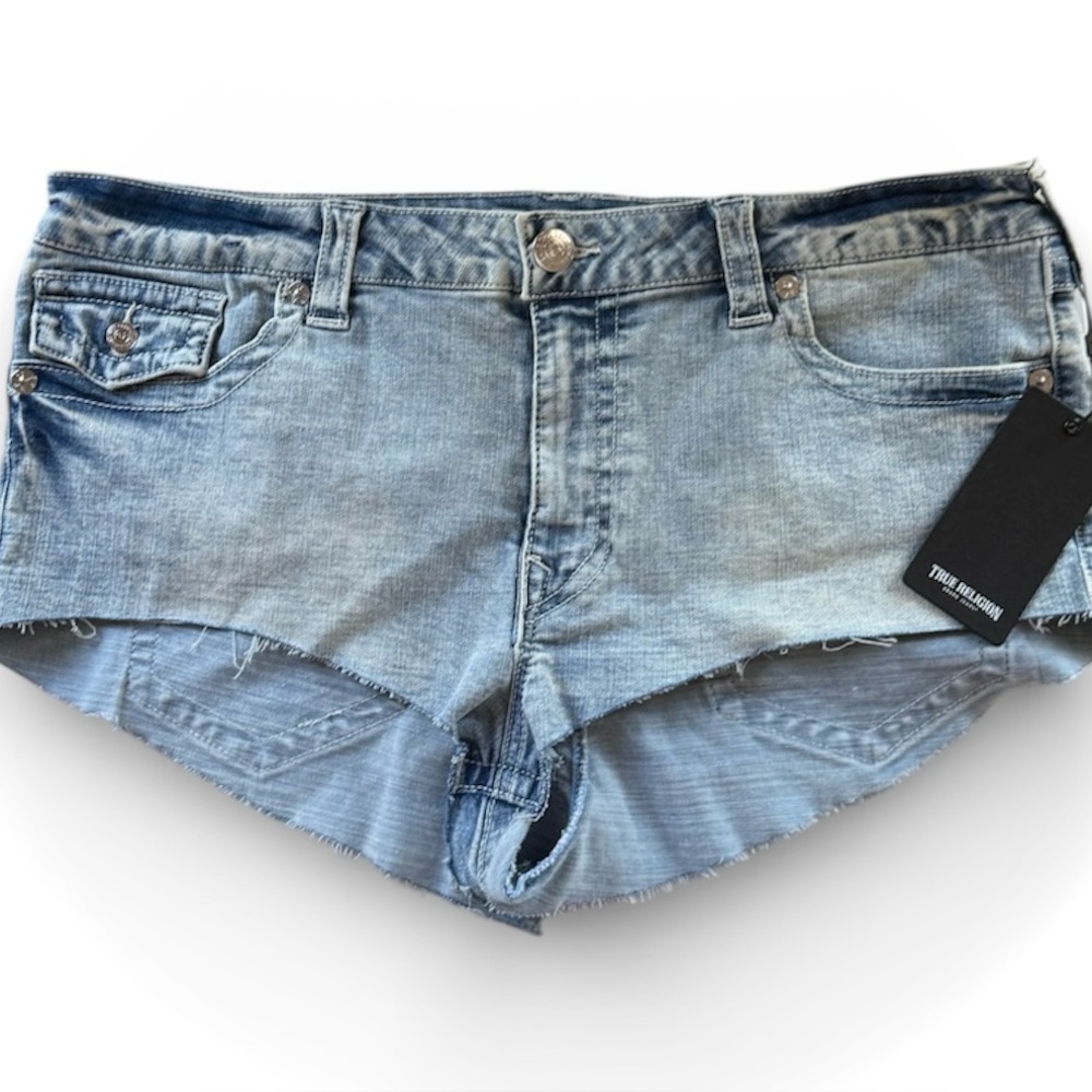 True Religion Jean Shorts NWT - Picture 2 of 6